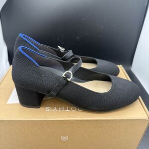 Rothy's The Mary Jane Heel in Black and Blue